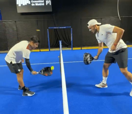 Chingotto Galan padel entrenamiento