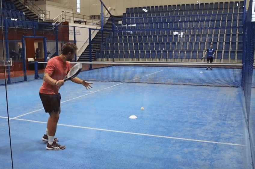 ejercicio pádel